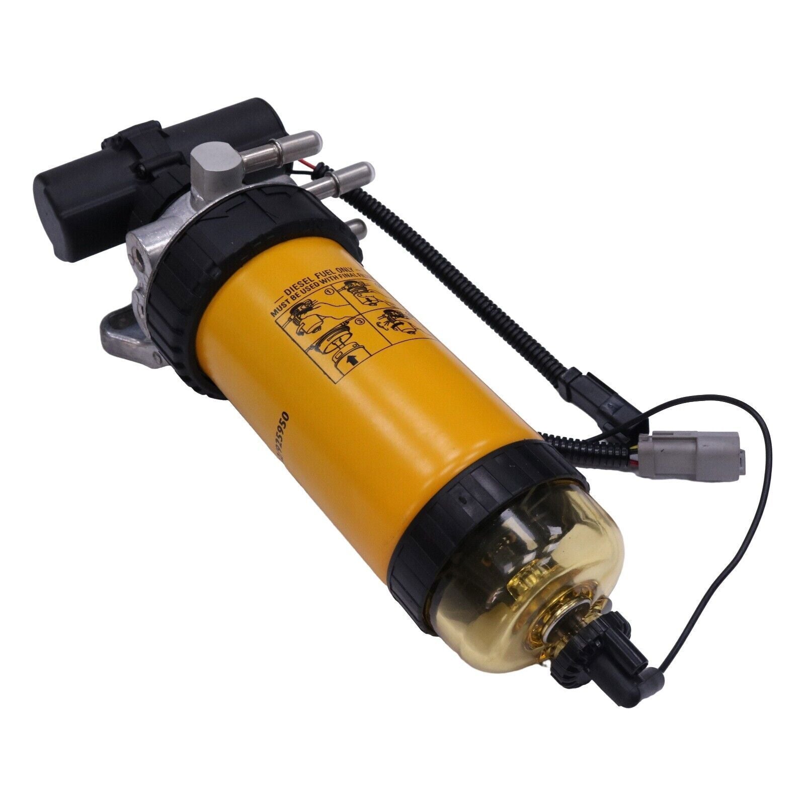Fuel Lift Pump & Fuel Filter Assembly 12V 320/A7046 For JCB Loader 3CX 4CX