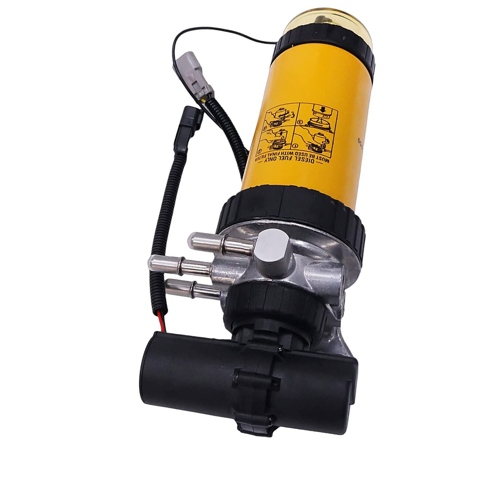 Fuel Lift Pump & Fuel Filter Assembly 12V 320/A7046 For JCB Loader 3CX 4CX