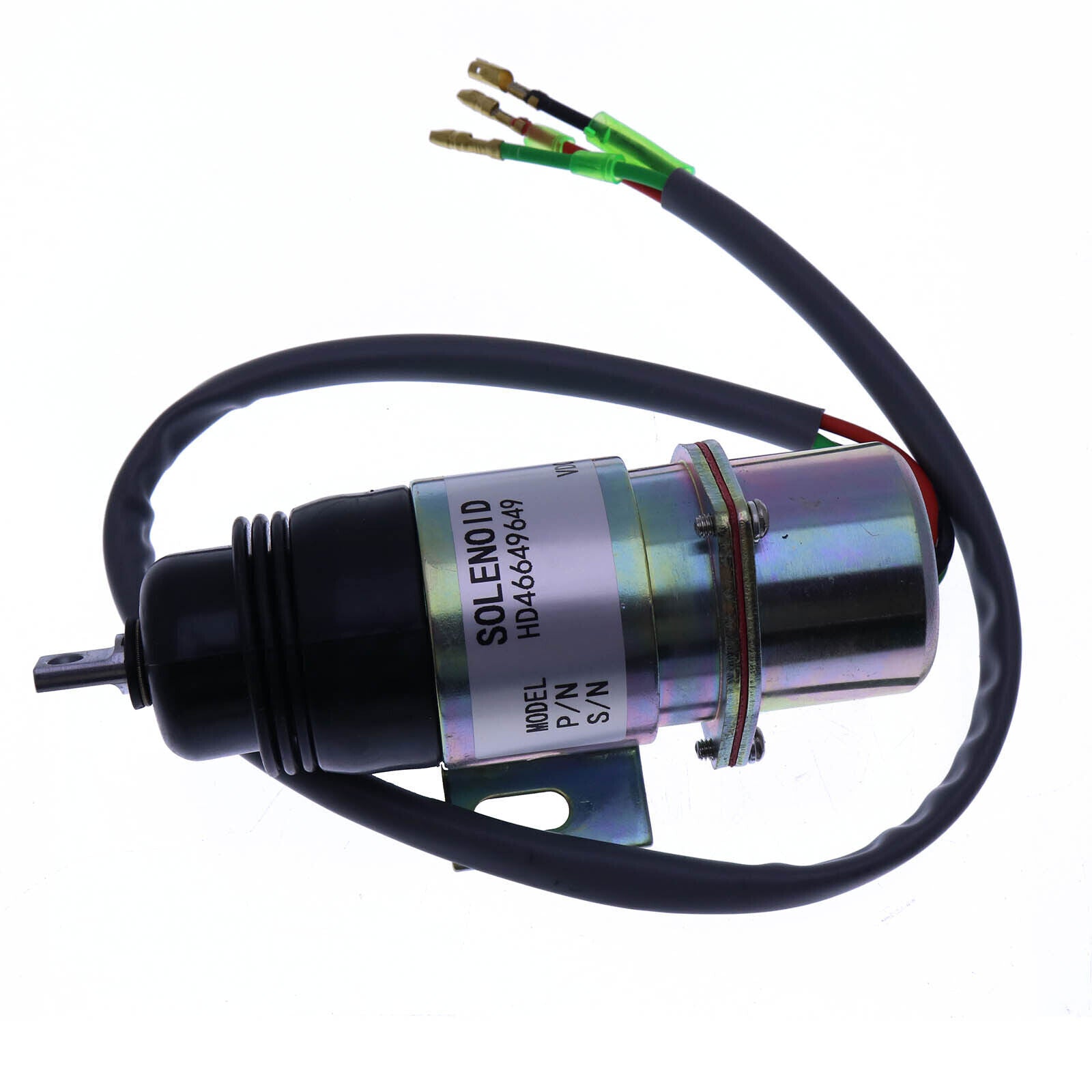 Fuel Shutoff Solenoid MV1-58 MV2-17A 12V For Isuzu 4JG1 4JG2 6BG1 6BB1 Engine