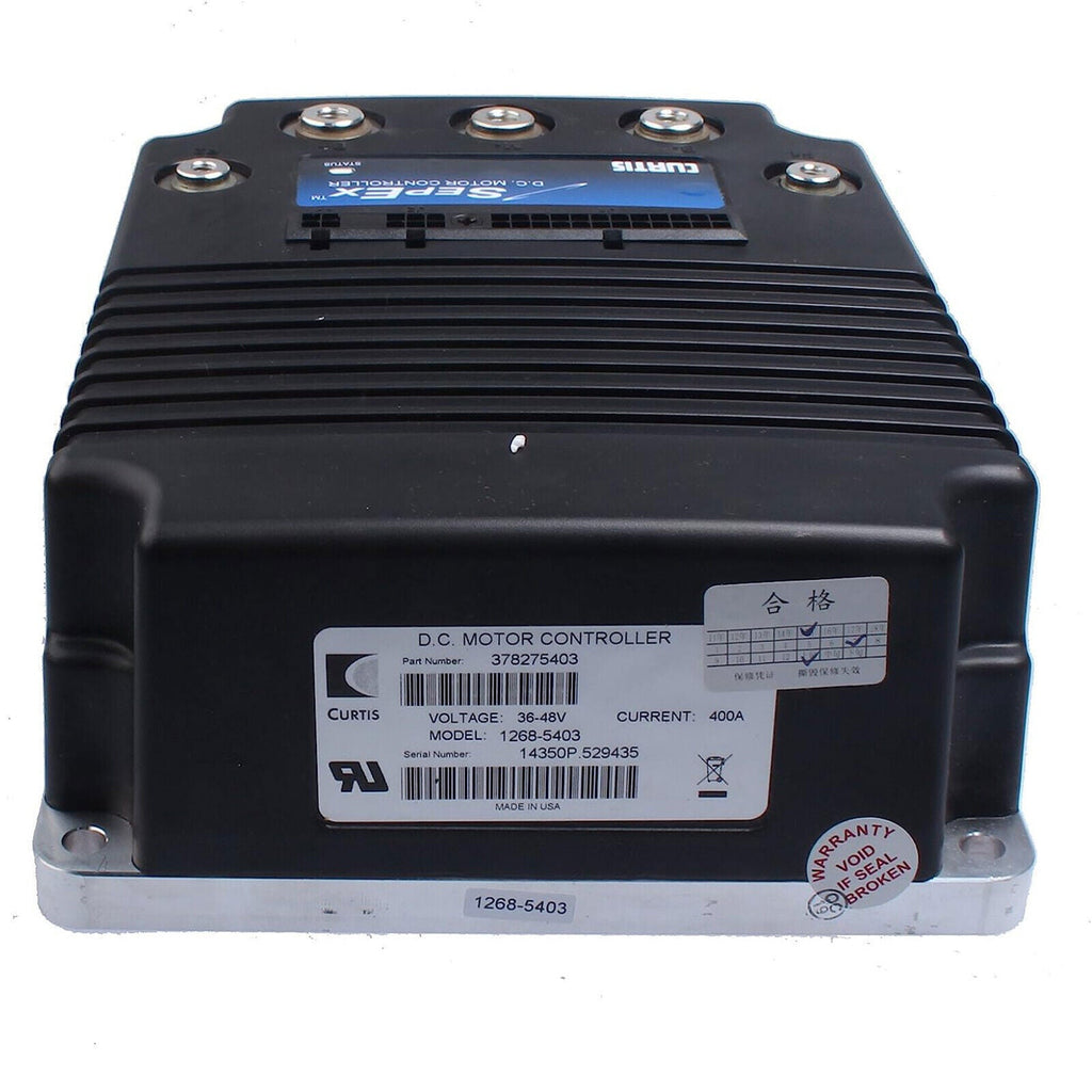 1268-5403 SepEx DC Motor Controller 48V 400A 0–5kΩ For Curtis Electric Forklift