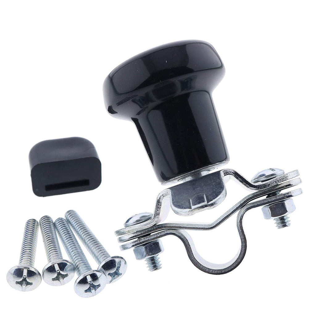 Black Steering Wheel Spinner Suicide Knob Handle For John Deere TY27747