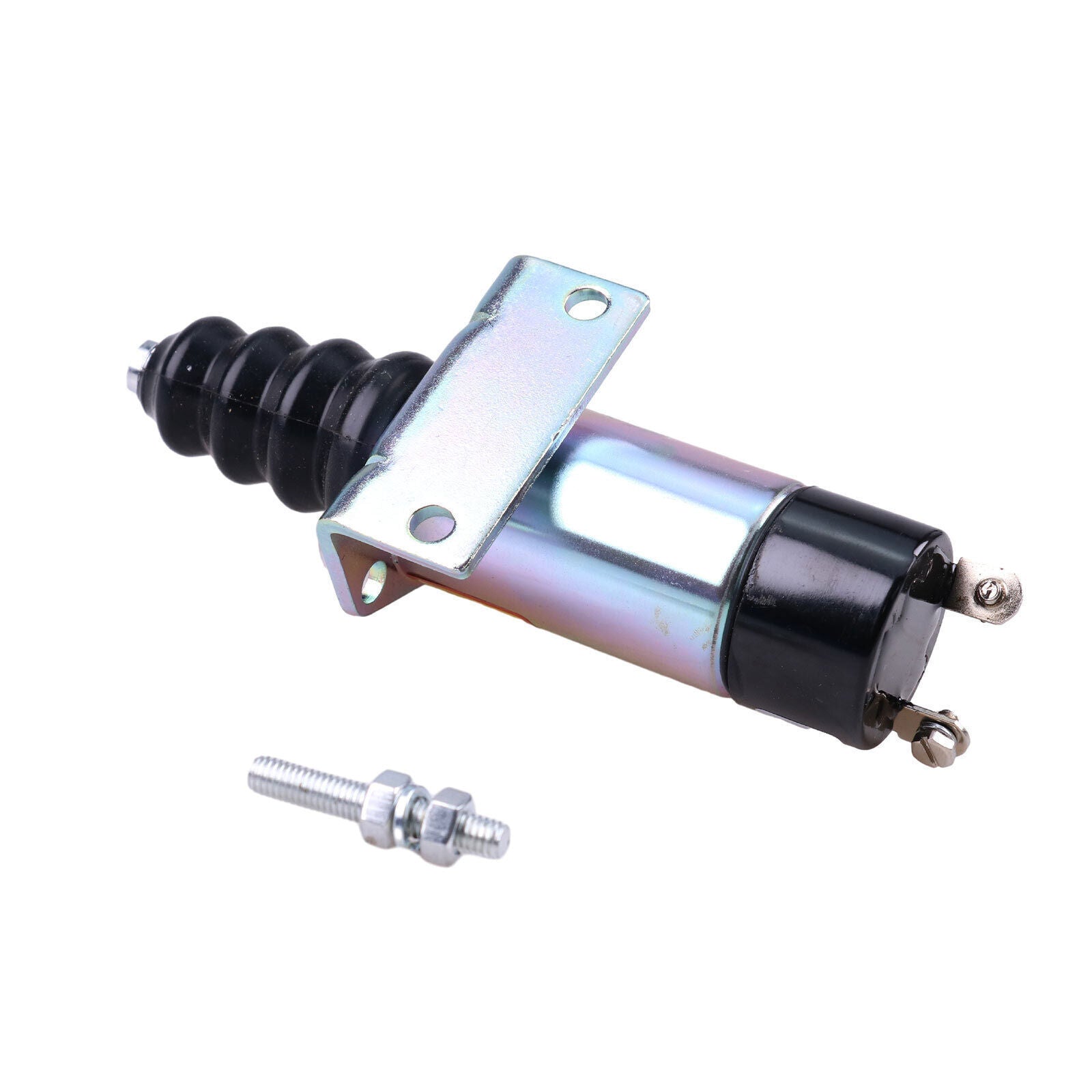 12V Fuel Shutdown Solenoid 1502-12C2U1B2 2 Terminals for Woodward 1500-2010 1502