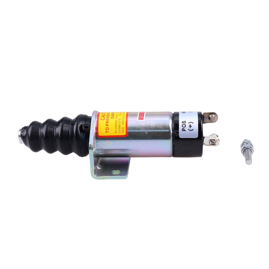 12V Fuel Shutdown Solenoid 1502-12C2U1B2 2 Terminals for Woodward 1500-2010 1502
