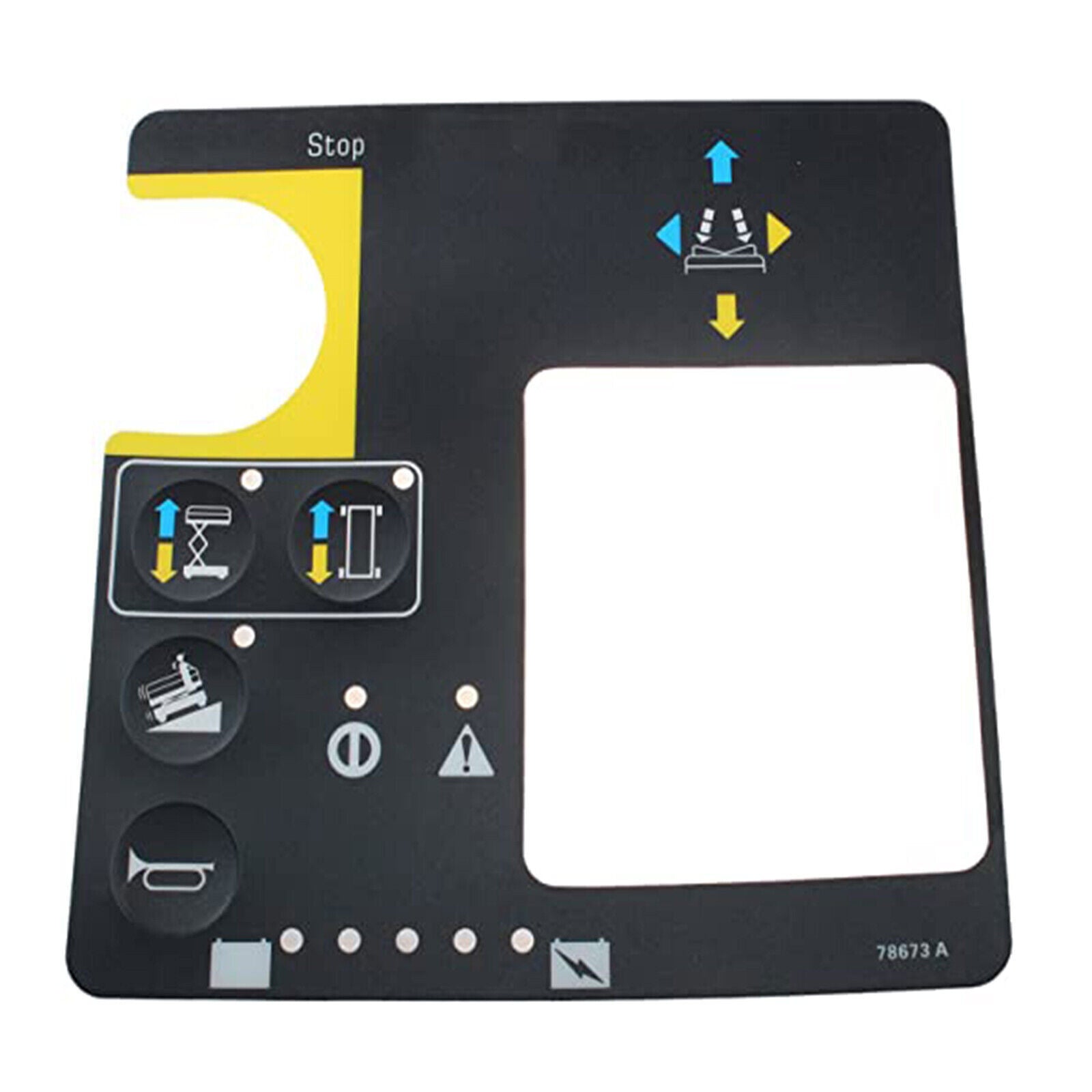 Gen 4 Control Box Overlay Decal 78673 78673 A 78673GT for Genie Scissor Lift