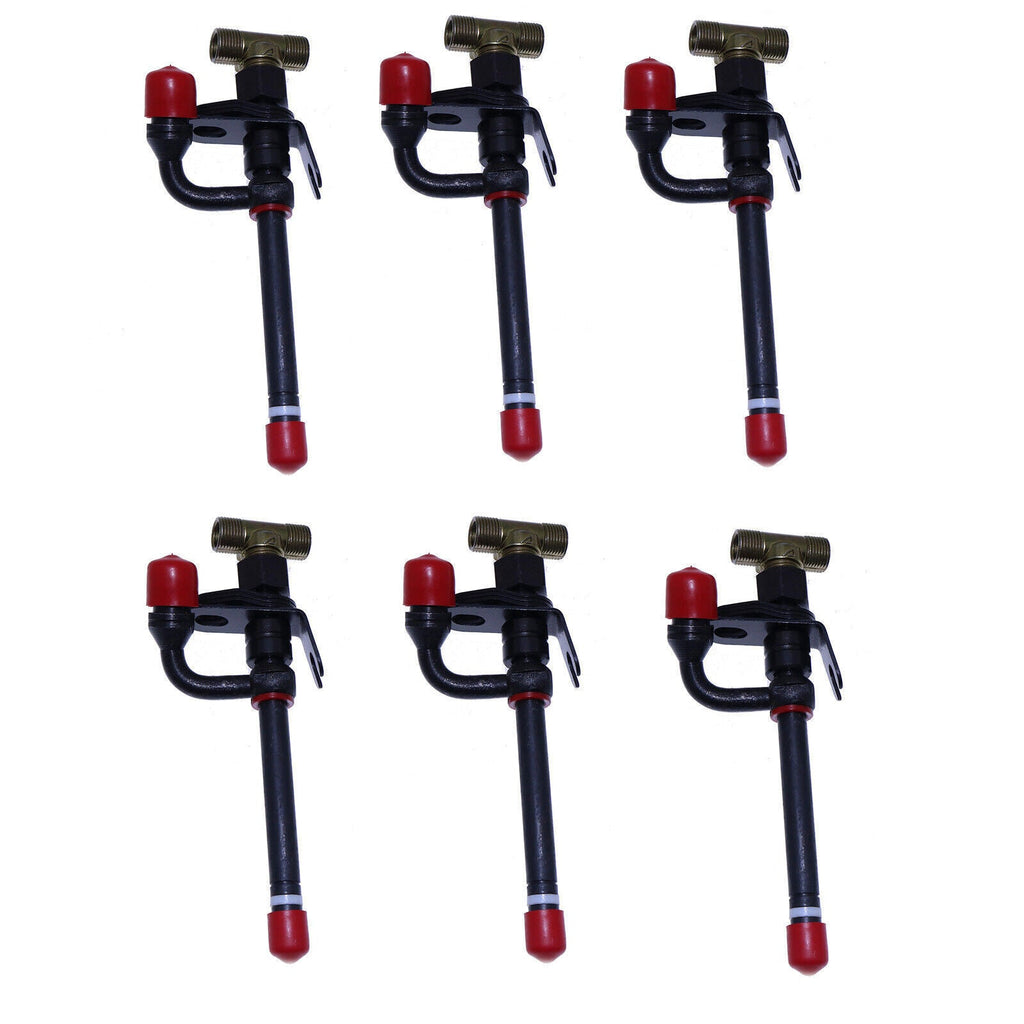 6 Piece Fuel Injector Set for John Deere Tractor 5400 6200 6300 6400 6500 6200L+