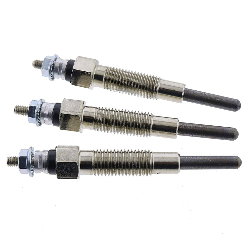 3PCS Glow Plug 32A66-03102 for Mitsubishi Engine S4Q2 S4S S3L S3L2 Forklift F18B