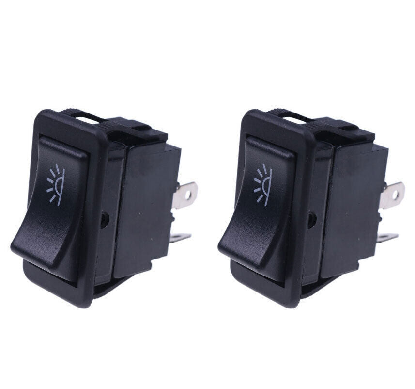 2X New Rocker Light Switch 123538A1 for Case 570LXT 570MXT 580L 580SL 590L 590SL