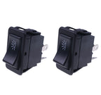 2X New Rocker Light Switch 123538A1 for Case 570LXT 570MXT 580L 580SL 590L 590SL