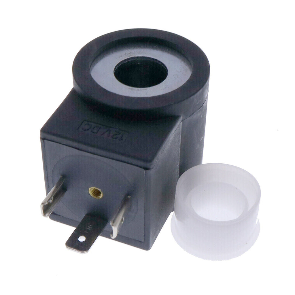 6306012 Solenoid Valve Coil Fit HydraForce 3 Prong DIN Connector 12V DC Size 08