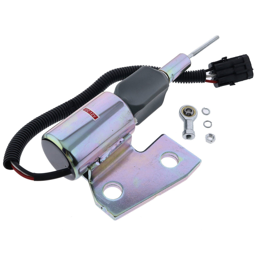 12V Fuel Shut Off Solenoid 3991167 SA-4941-12 for Cummins 4BT Hyundai R130 R170,