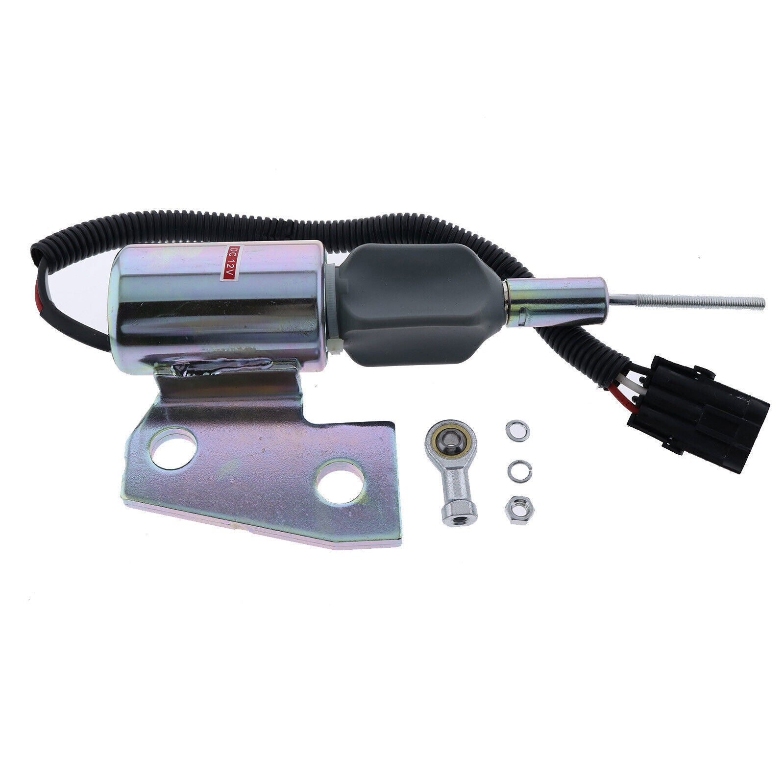 12V Fuel Shut Off Solenoid 3991167 SA-4941-12 for Cummins 4BT Hyundai R130 R170,