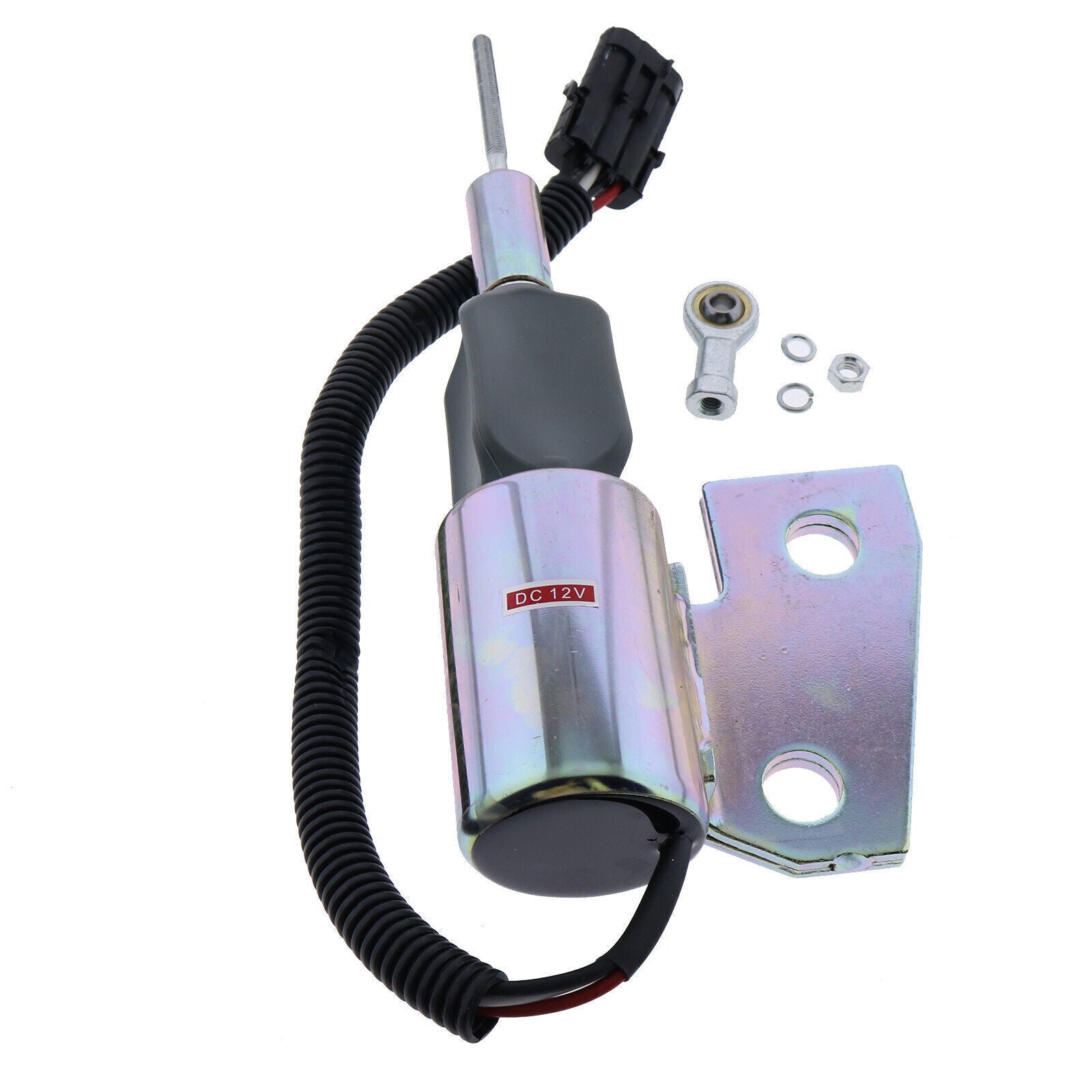 12V Fuel Shut Off Solenoid 3991167 SA-4941-12 for Cummins 4BT Hyundai R130 R170,