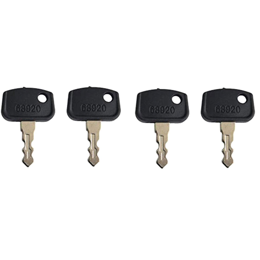 4 For Kubota RTV 900 ATV Ignition Keys All Metal Key Quality PL501-68920 BX1850