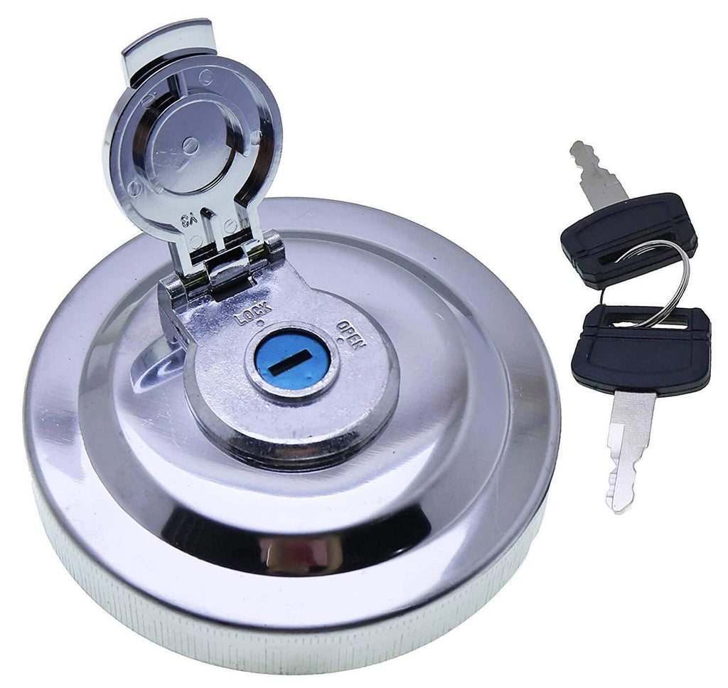 Lockable Fuel Tank Cap W/2 keys H800 for John Deere 75G 85G 135G 130G Excavator
