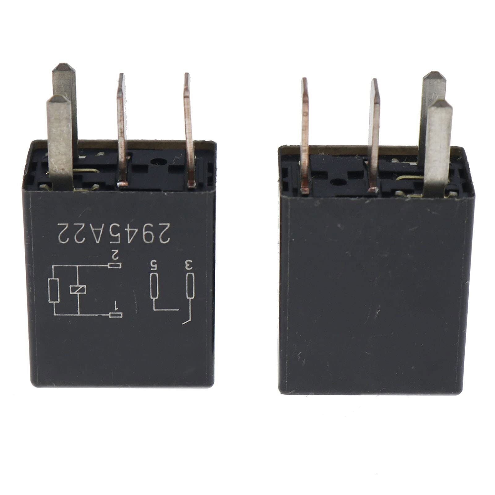 2X 4-PIN 8T2T-14B192-AA Relay Black Multi-Purpose Relay for Fusion F150 F-250