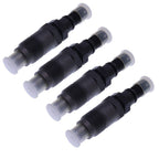 4 PCS Fuel Injector YM719255-53100 for KOMATSU PC12R-8 PC12R-8 PC15R-8