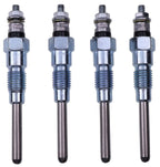 Glow Plug Heater for Kubota 16415-65512, V3300, V3600, V3800, 80MM Set of (4).