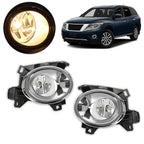 Driving Fog Lights Lamp For 2013-2016 Nissan Pathfinder Chrome Bezel