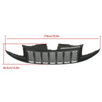 For 14-2016 Jeep Grand Cherokee Srt8 Type Bumper Honeycomb Mesh Grille