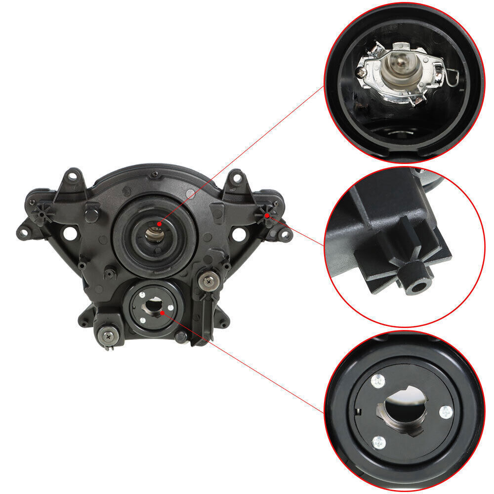 Headlamp Headlight Assembly Fit For Suzuki 2006 2007 GSX-R GSXR600 GSXR750 K6 US