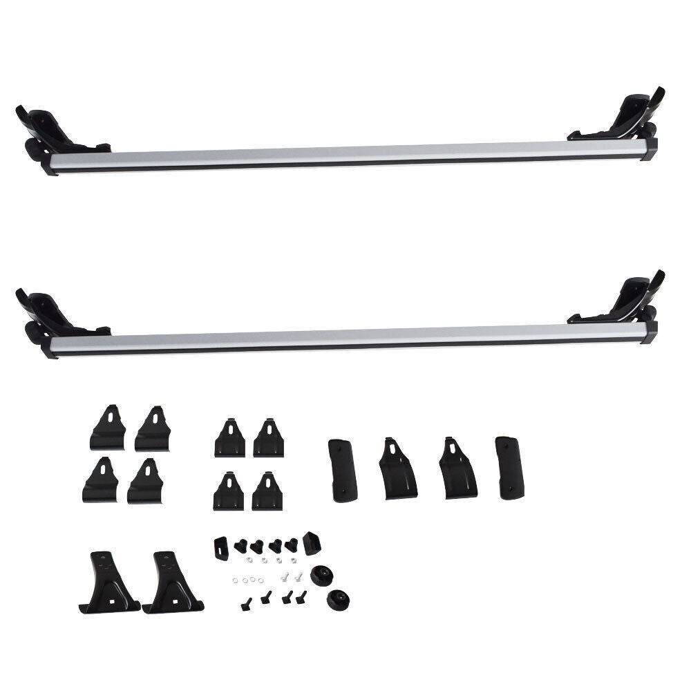48" Car Universal Top Roof Rack Cross Bar Luggage Cargo Rails Aluminum
