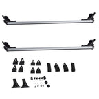 48" Car Universal Top Roof Rack Cross Bar Luggage Cargo Rails Aluminum