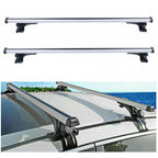 48" Car Universal Top Roof Rack Cross Bar Luggage Cargo Rails Aluminum