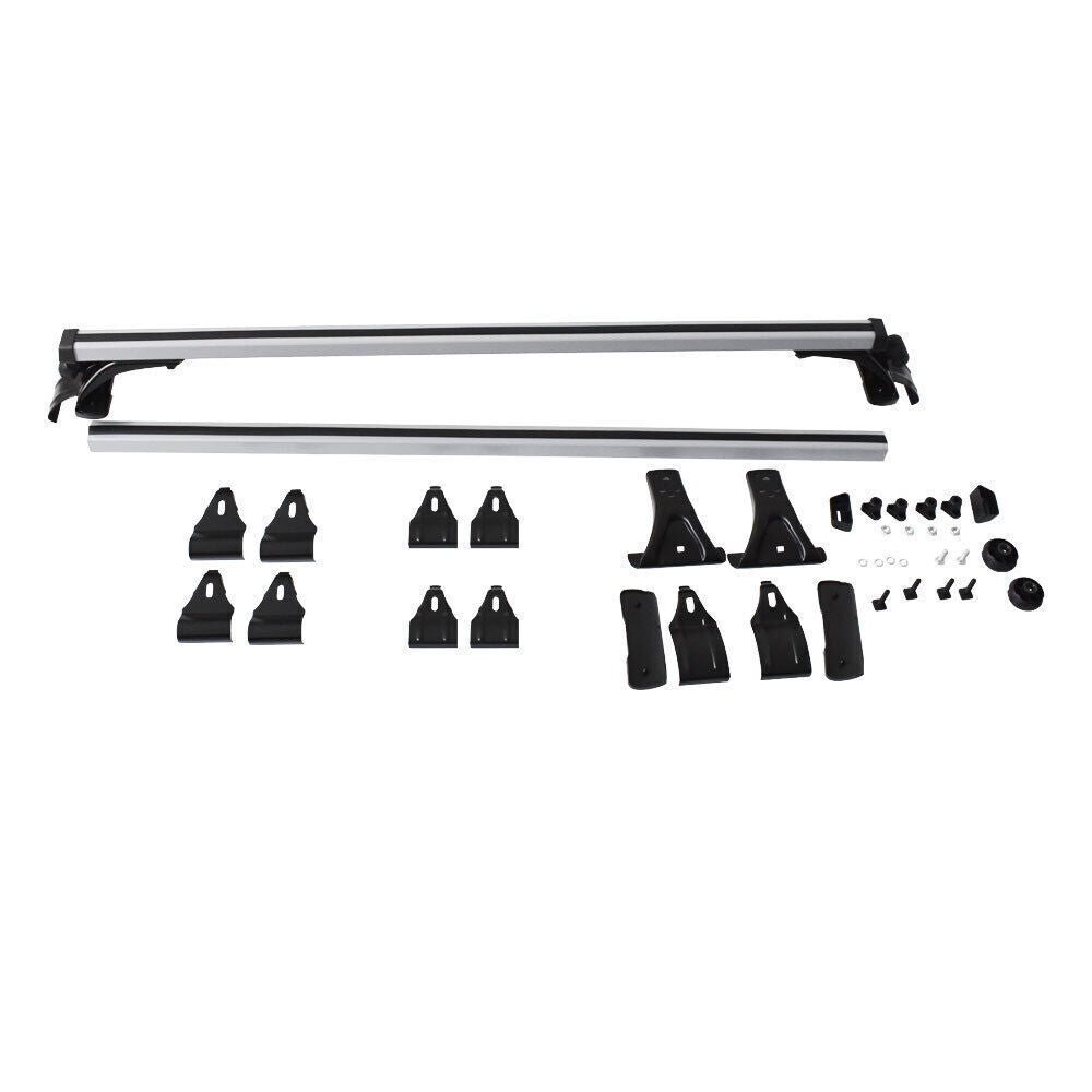 48" Car Universal Top Roof Rack Cross Bar Luggage Cargo Rails Aluminum