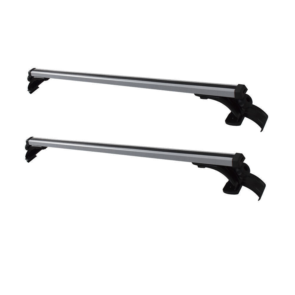 48" Car Universal Top Roof Rack Cross Bar Luggage Cargo Rails Aluminum