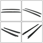 Pair Window Sweep Seals Front Outer Side For 99-06 Silverado/Sierra 1500
