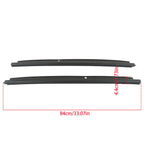 Pair Window Sweep Seals Front Outer Side For 99-06 Silverado/Sierra 1500