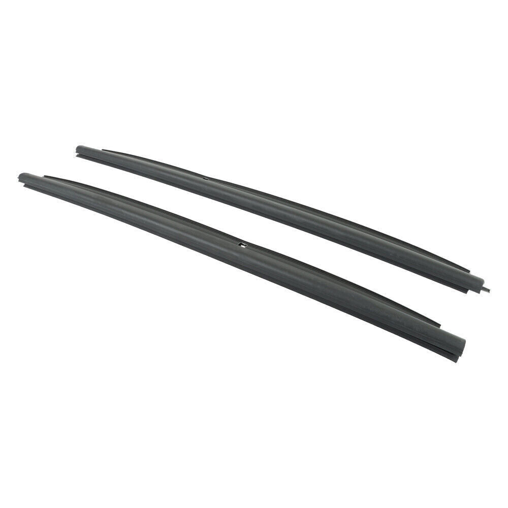 Pair Window Sweep Seals Front Outer Side For 99-06 Silverado/Sierra 1500