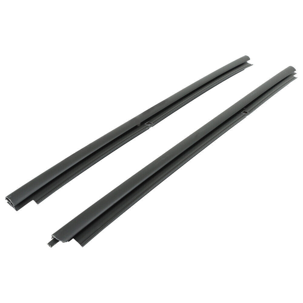 Pair Window Sweep Seals Front Outer Side For 99-06 Silverado/Sierra 1500