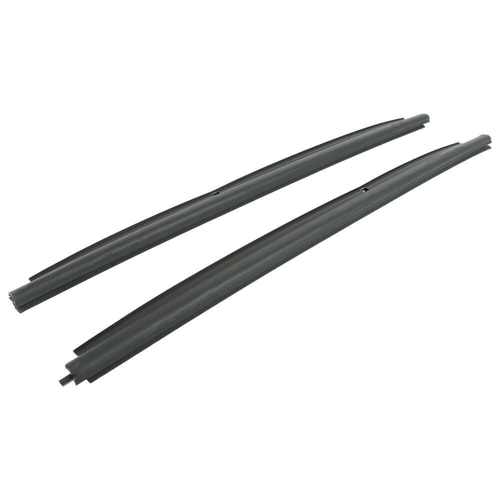 Pair Window Sweep Seals Front Outer Side For 99-06 Silverado/Sierra 1500