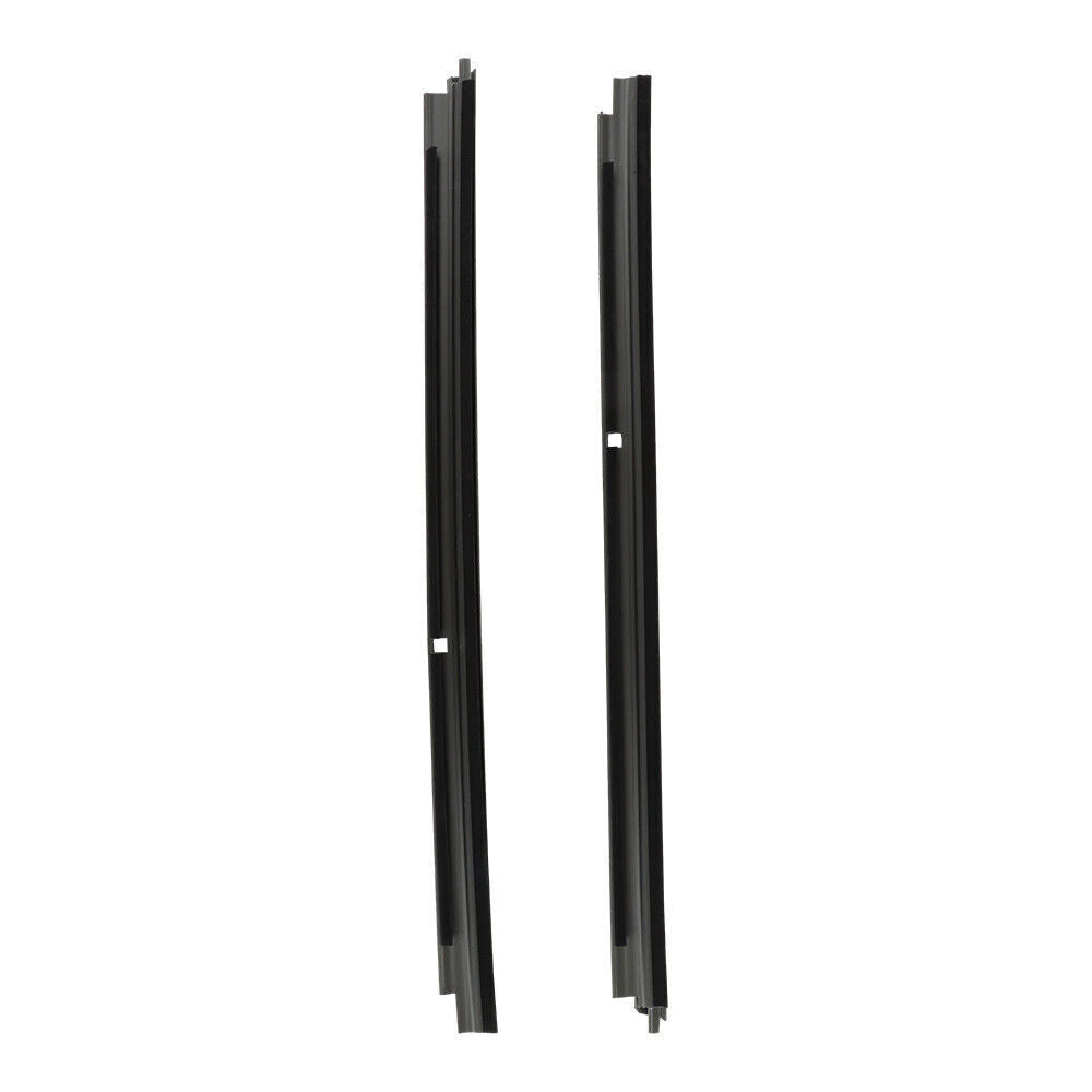 Pair Window Sweep Seals Front Outer Side For 99-06 Silverado/Sierra 1500