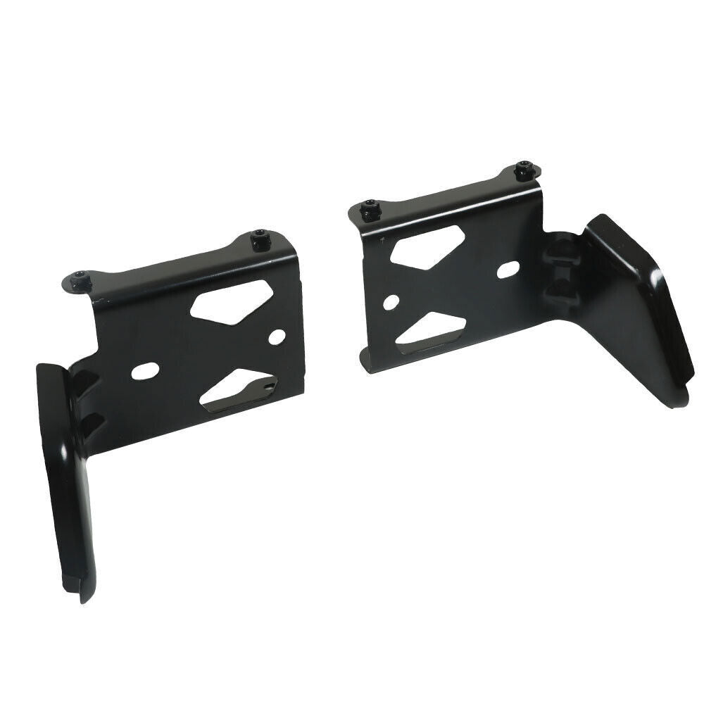 1Pair Bumper Bracket For 2015-2021 Dodge Challenger Front Black
