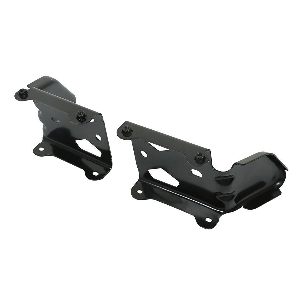 1Pair Bumper Bracket For 2015-2021 Dodge Challenger Front Black