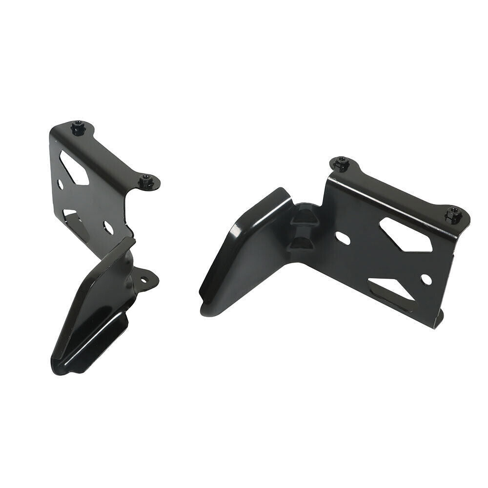 1Pair Bumper Bracket For 2015-2021 Dodge Challenger Front Black