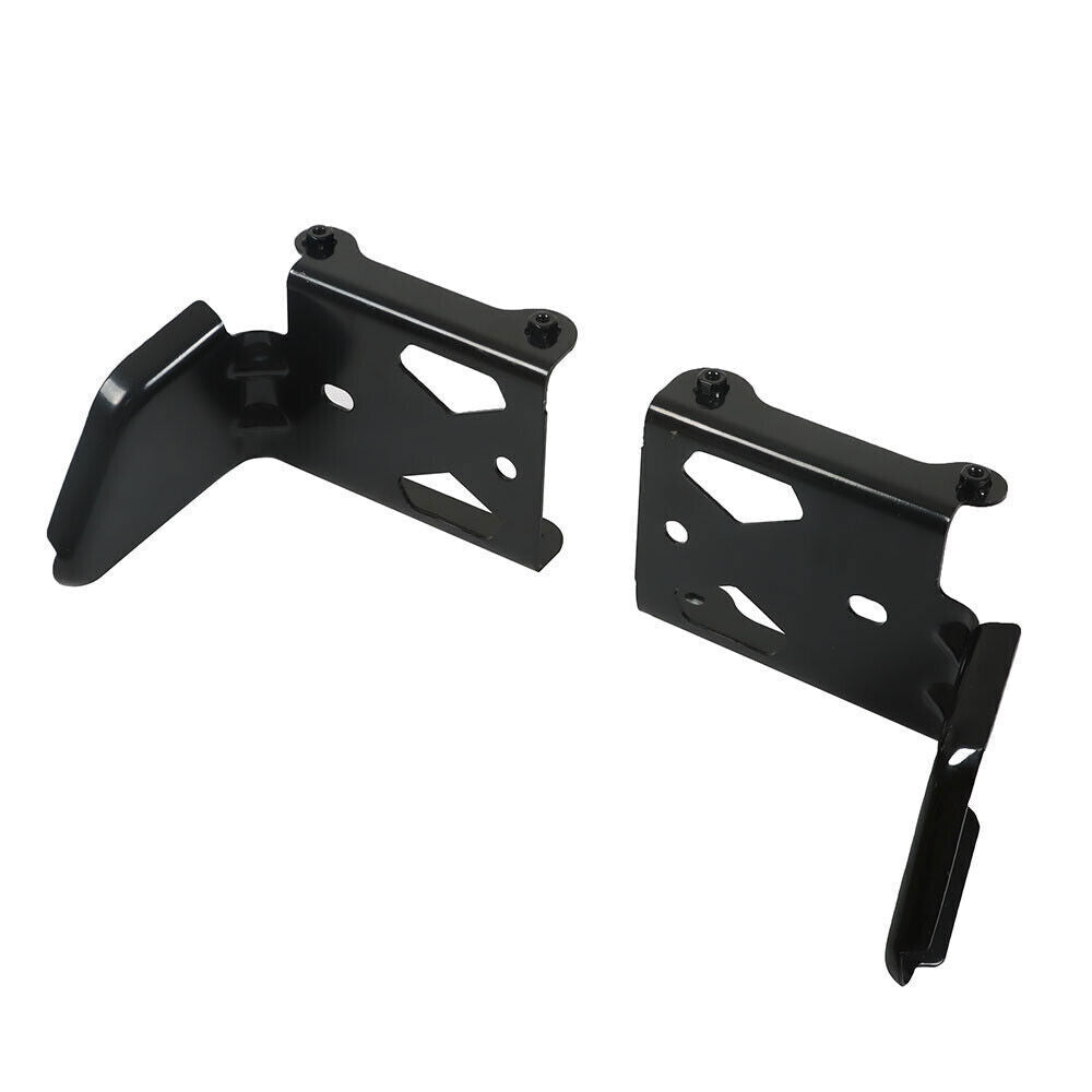 1Pair Bumper Bracket For 2015-2021 Dodge Challenger Front Black