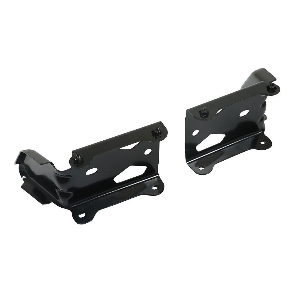 1Pair Bumper Bracket For 2015-2021 Dodge Challenger Front Black