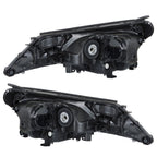 Left+Right Headlights For 2013-2015 Toyota RAV4 Halogen Factory Black