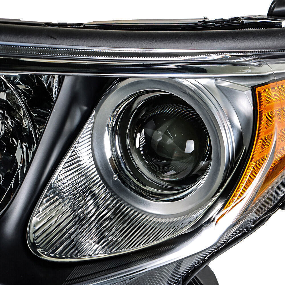 Left+Right Headlights For 2013-2015 Toyota RAV4 Halogen Factory Black
