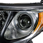 Left+Right Headlights For 2013-2015 Toyota RAV4 Halogen Factory Black