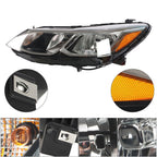 Right+Left Headlight For 2016-19 Chevrolet Cruze Halogen w/o LED DRL