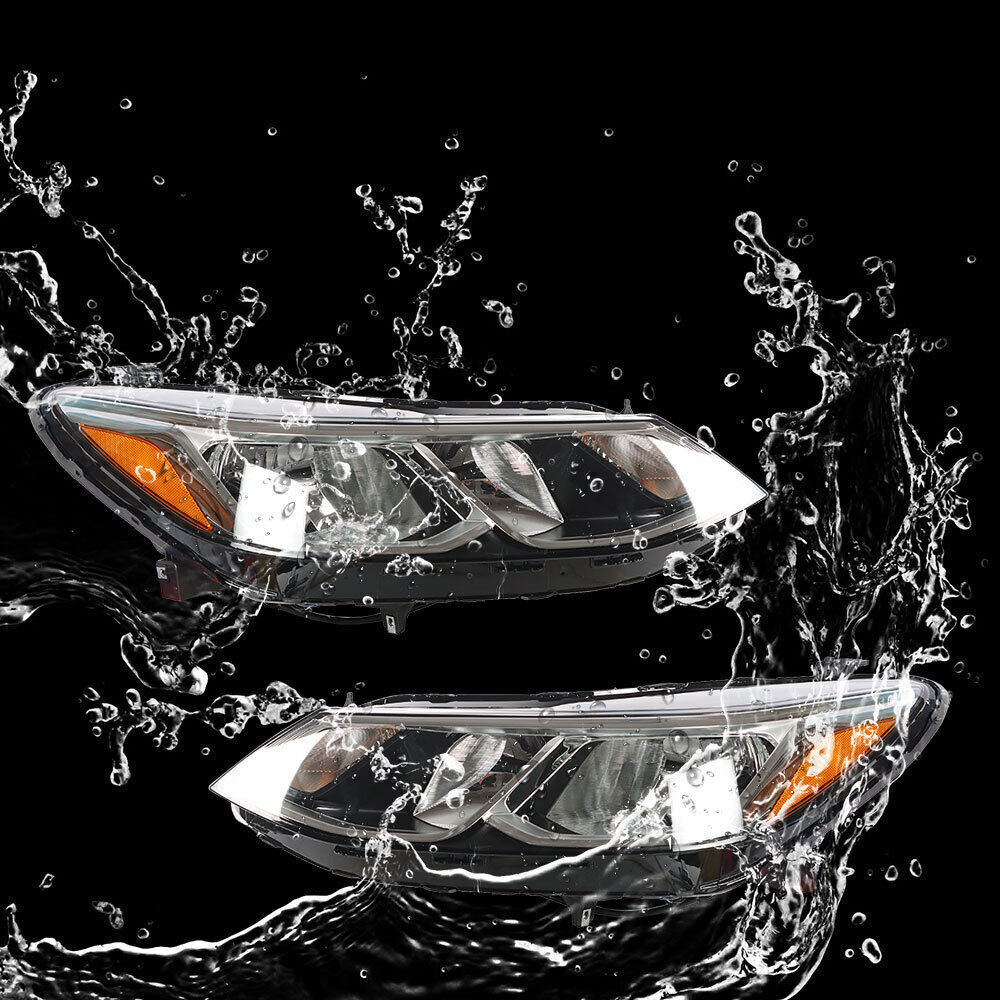 Right+Left Headlight For 2016-19 Chevrolet Cruze Halogen w/o LED DRL