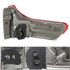 Rear Driver Side Outer Tail Light For 2011-2014 Toyota Sienna Brake Lamp