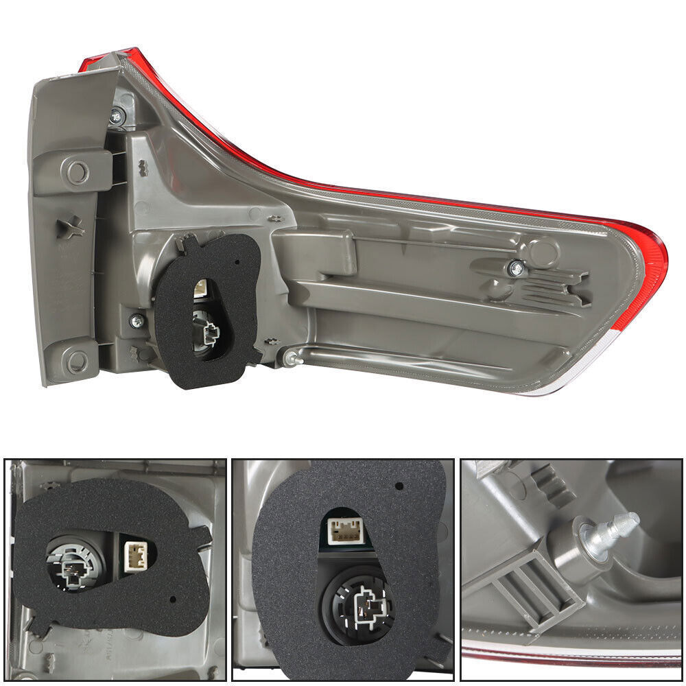Rear Driver Side Outer Tail Light For 2011-2014 Toyota Sienna Brake Lamp