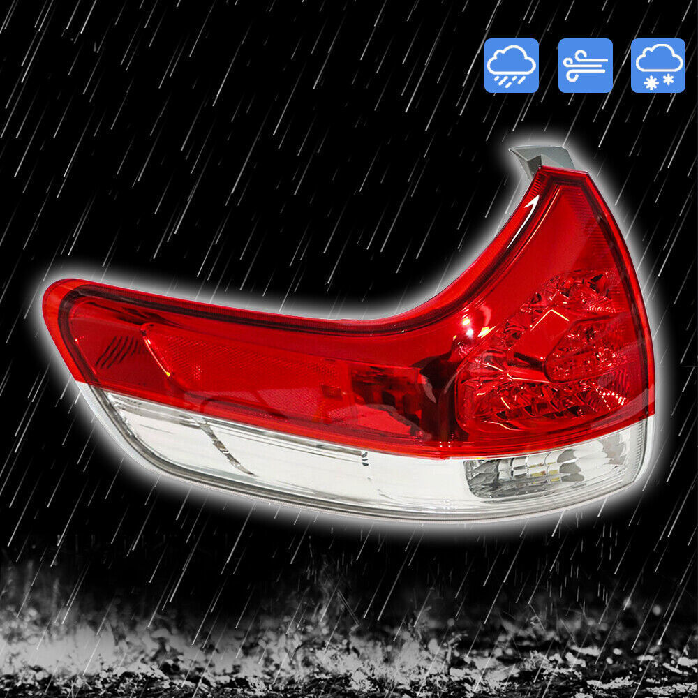 Rear Driver Side Outer Tail Light For 2011-2014 Toyota Sienna Brake Lamp