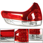 Rear Driver Side Outer Tail Light For 2011-2014 Toyota Sienna Brake Lamp