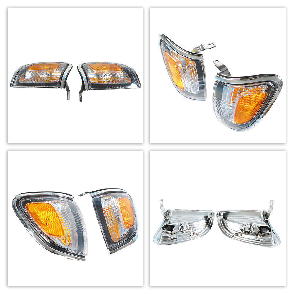 LH+RH Corner Marker Turn Signal Lamp For 2001-2004 Toyota Tacoma Pickup